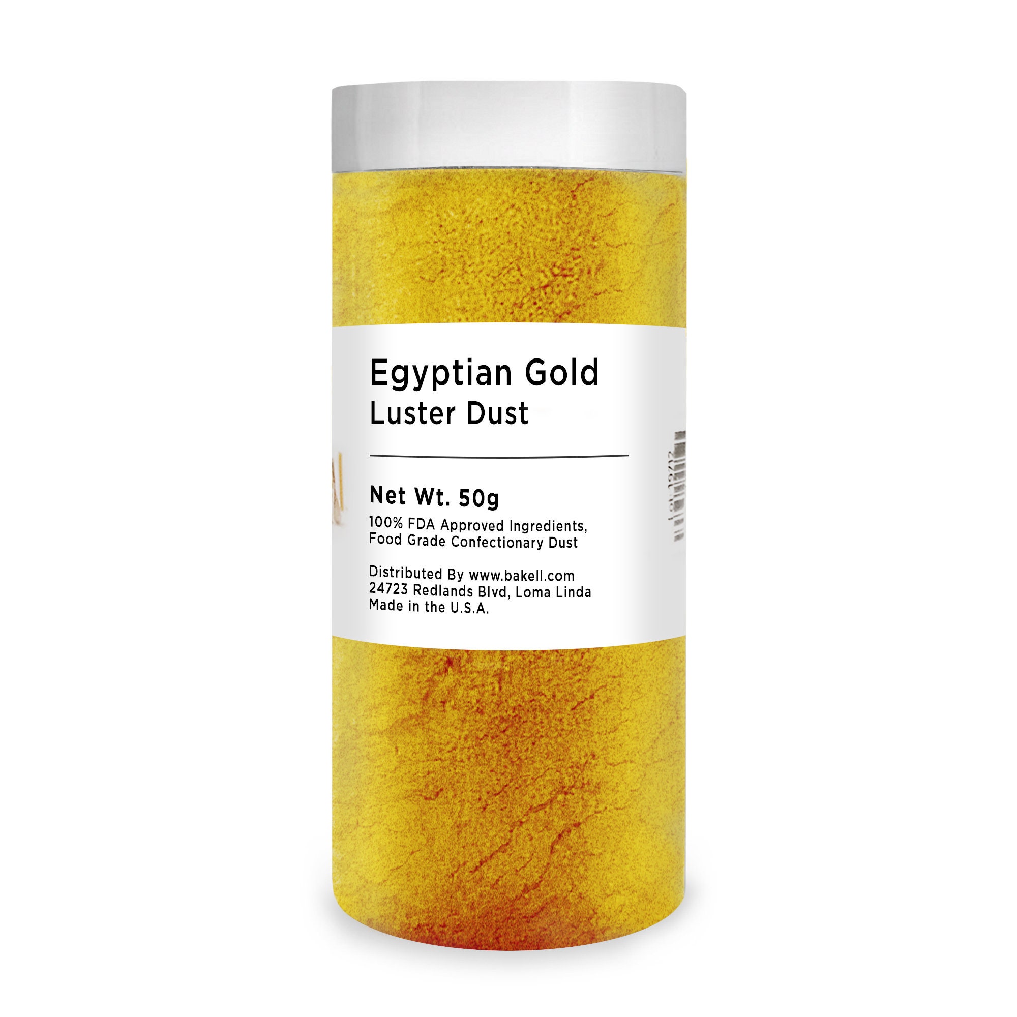 Egyptian Gold Edible Luster Dust and Cake Paint Edible Powder KOSHER  Certified Paint, Powder, Dust Cakes, Cupcakes, Vegan Paint & Dust 