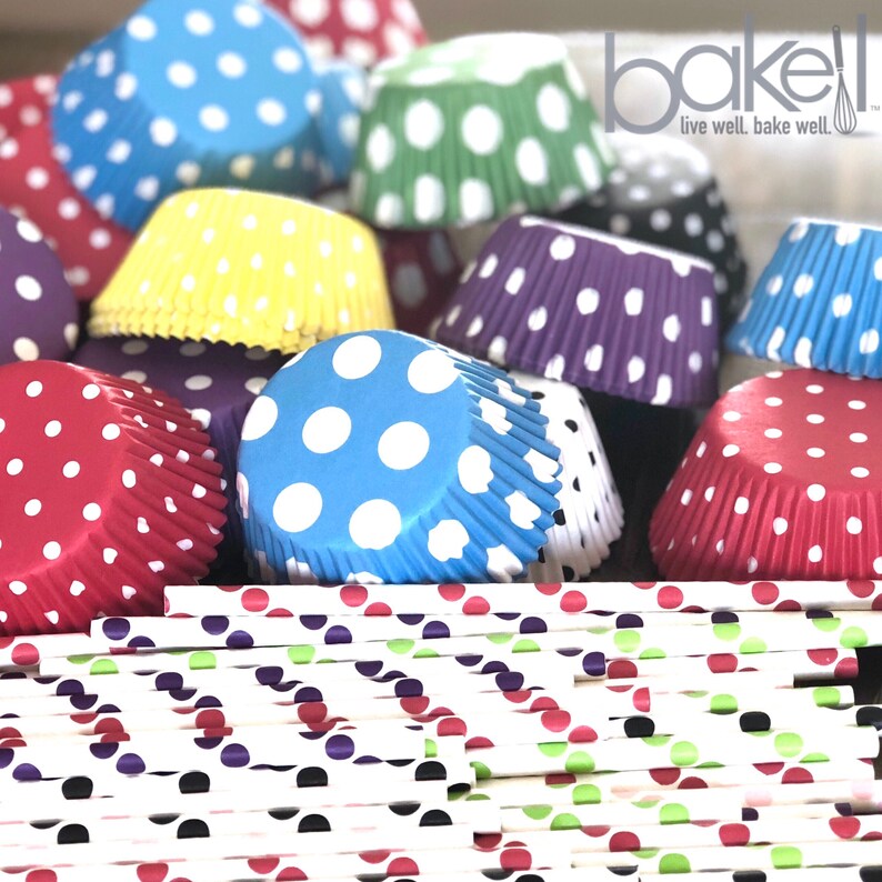 Cake Pop Straws Pink Checkered Etsy