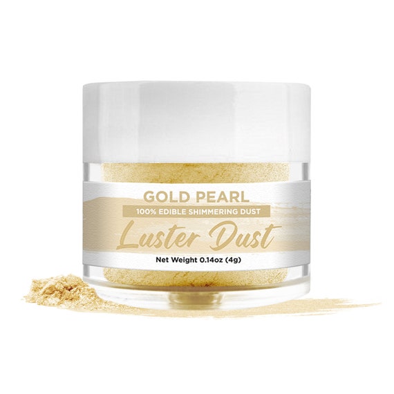 Gold Pearl Edible Luster Dust and Cake Paint Edible Powder KOSHER Certified  Paint, Powder, Dust Cakes, Cupcakes, Vegan Paint & Dust 