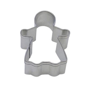 2.25" Gingerbread Gril Stainless Steel Cookie Cutter | For Fondant, Cookie Dough, Chocolate, Marzipan and even Crafting Clay from Bakell