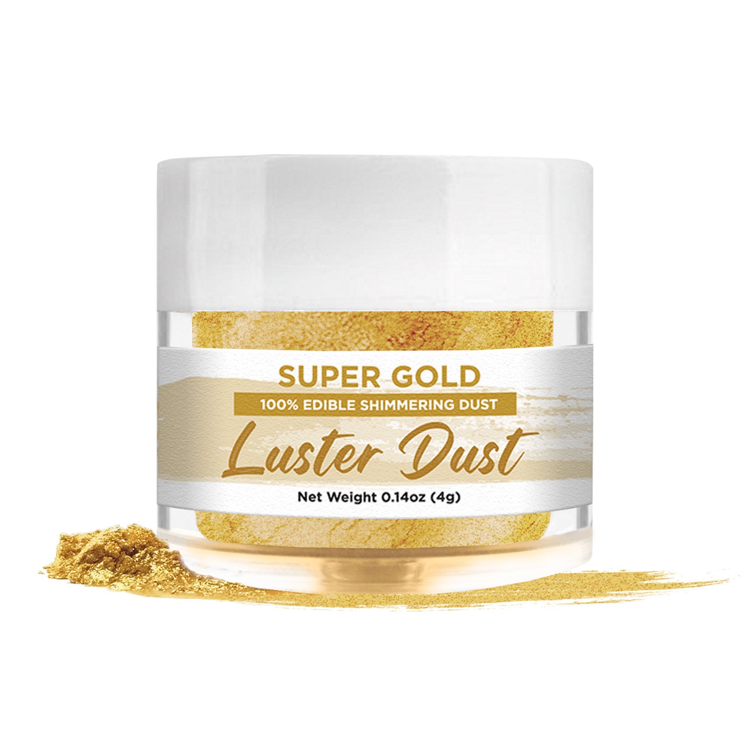 24 Karat Gold Luxury Luster Cake Dust, 5 grams, USA Made