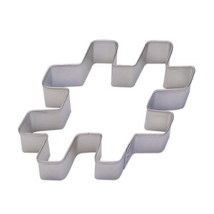 3&quot; Hash Tag Symbol Stainless Steel Cookie Cutter | For Fondant, Cookie Dough, Chocolate, Marzipan and even Crafting Clay from Bakell