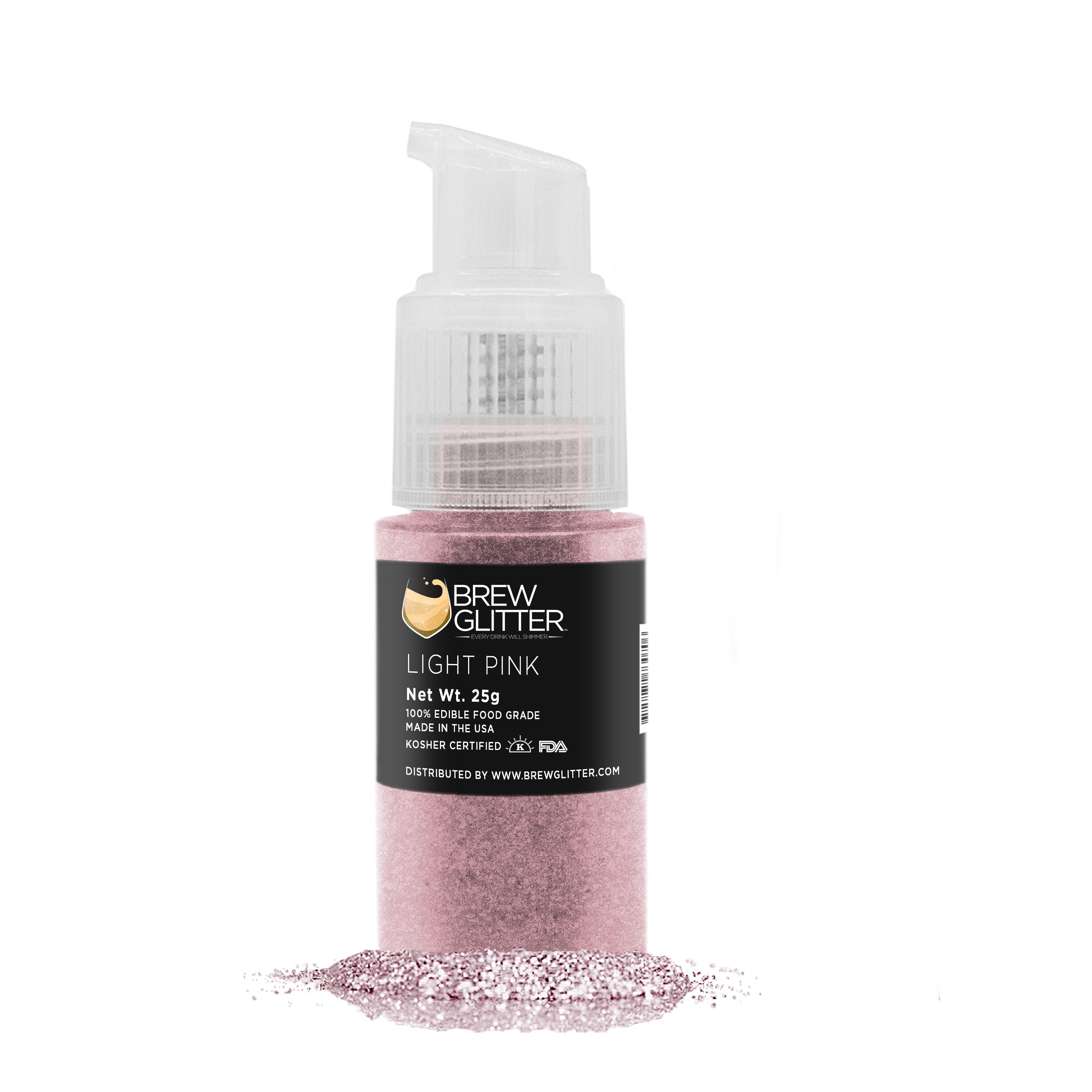 BAKELL Deep Pink Edible Glitter Spray Pump, (25g) | TINKER DUST Edible  Glitter | KOSHER Certified | 100% Edible Glitter | Cakes, Cupcakes, Cake  Pops