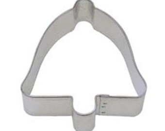 3.5" Bell Stainless Steel Cookie Cutter | For Fondant, Cookie Dough, Chocolate, Marzipan and even Crafting Clay from Bakell