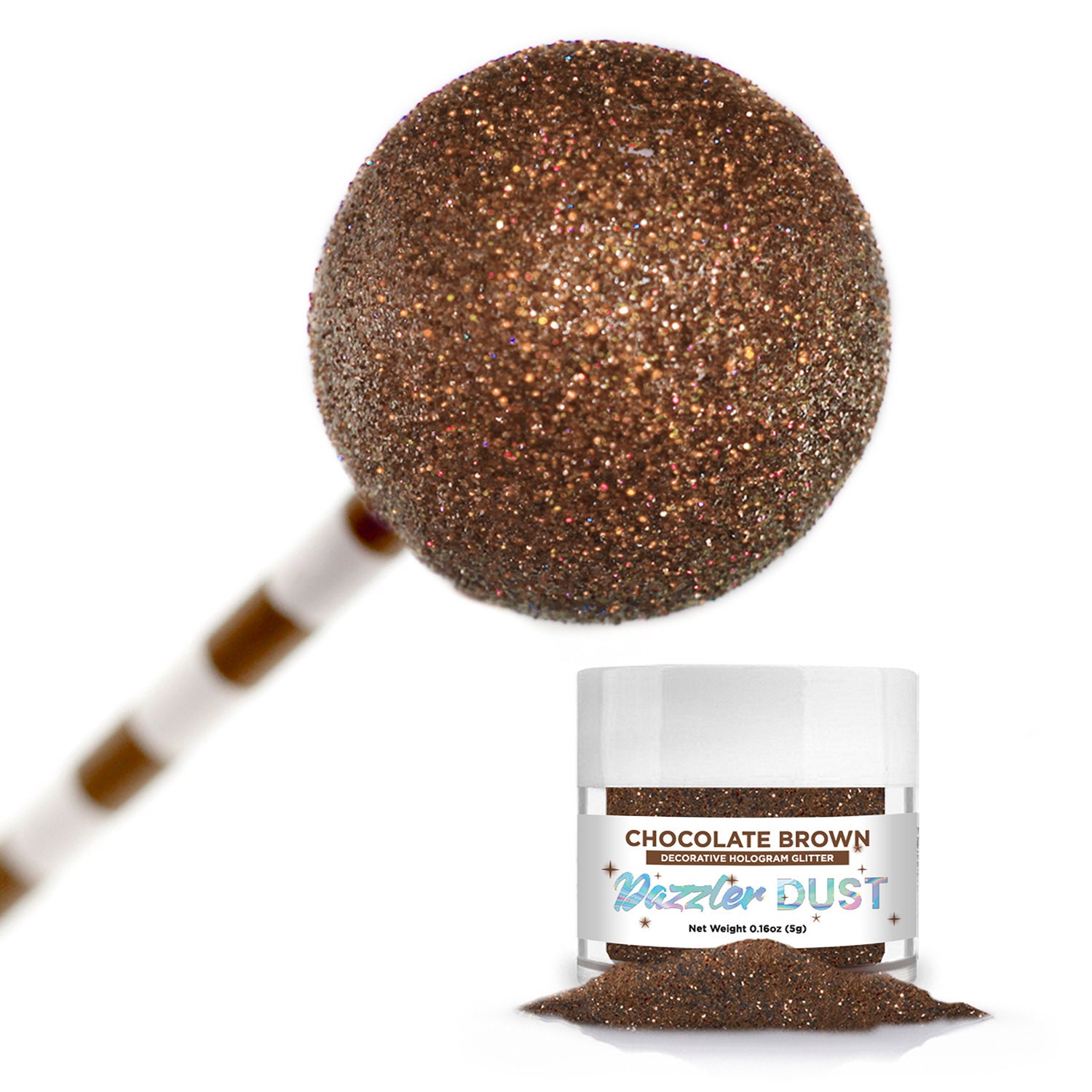 Chocolate Brown Glitter Non-toxic Decorating Glitter Arts, Crafts, Slime,  Tumbler, Paint, Face & Body 