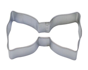 3.5" bow Tie Stainless Steel Cookie Cutter | For Fondant, Cookie Dough, Chocolate, Marzipan and even Crafting Clay from Bakell