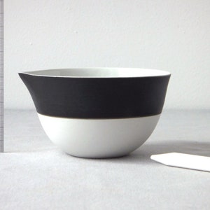 Porcelain bowl BLACKBOARD & CHALK, small image 2