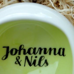 Wedding ring bowl RINGOTEL yellow-green, customizable image 5