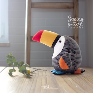 Toucan Soft Toy - Sewing Pattern