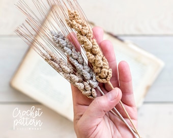 KŁOS PSZENICY - Wzór na szydełku