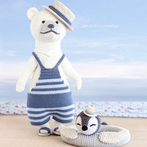 PATTERN Summer Outfit for Elia & Gin amigurumi digital crochet pattern PDF file image 6