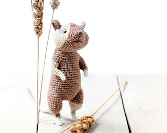 MOUSE SPIKE and WHEAT crochet pattern