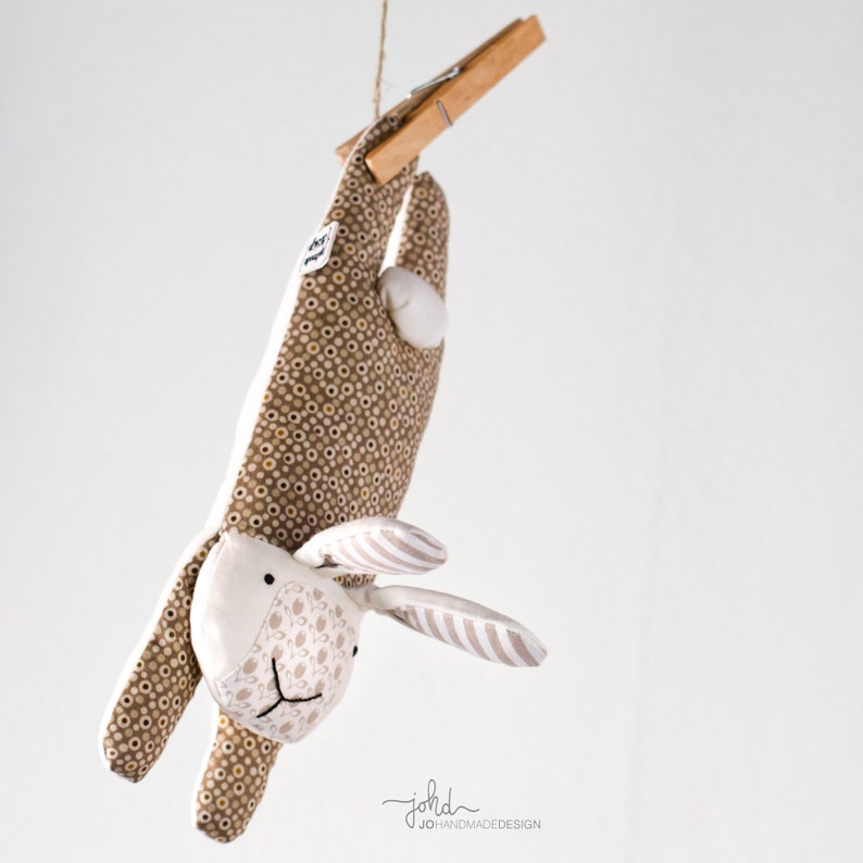 Flying Rabbit Soft Toy Sewing Pattern image 5