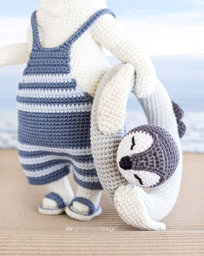 PATTERN Summer Outfit for Elia & Gin amigurumi digital crochet pattern PDF file image 5