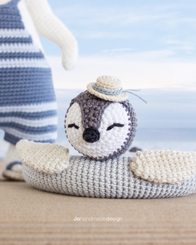 PATTERN Summer Outfit for Elia & Gin amigurumi digital crochet pattern PDF file image 8