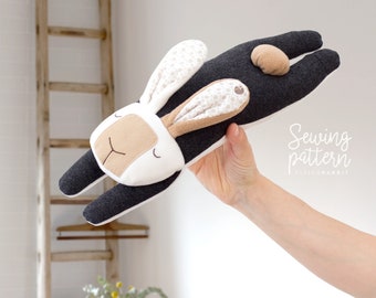 Flying Rabbit - Soft Toy Sewing Pattern