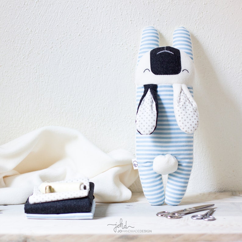 Flying Rabbit Soft Toy Sewing Pattern image 8