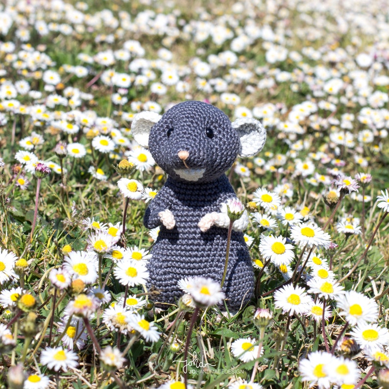 MOUSE CHLOE and the DAISY amigurumi pattern image 8