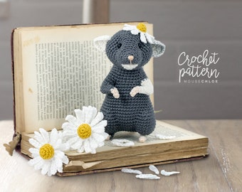 MOUSE CHLOE and the DAISY - amigurumi pattern