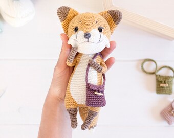 Zorro Amigurumi patrón de ganchillo digital archivo PDF