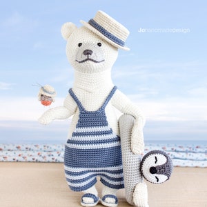 PATTERN Summer Outfit for Elia & Gin amigurumi digital crochet pattern PDF file image 4