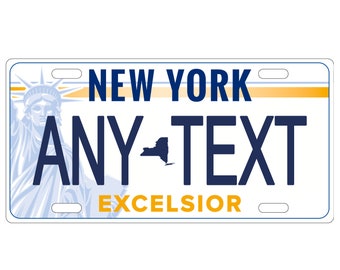 New York State License Plate Etsy