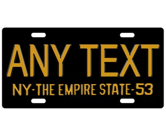 New York State Plate Etsy New York State Plate Etsy
