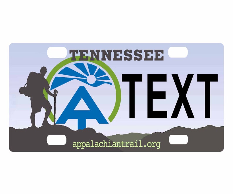 Custom personalized state license plate Tennessee Etsy