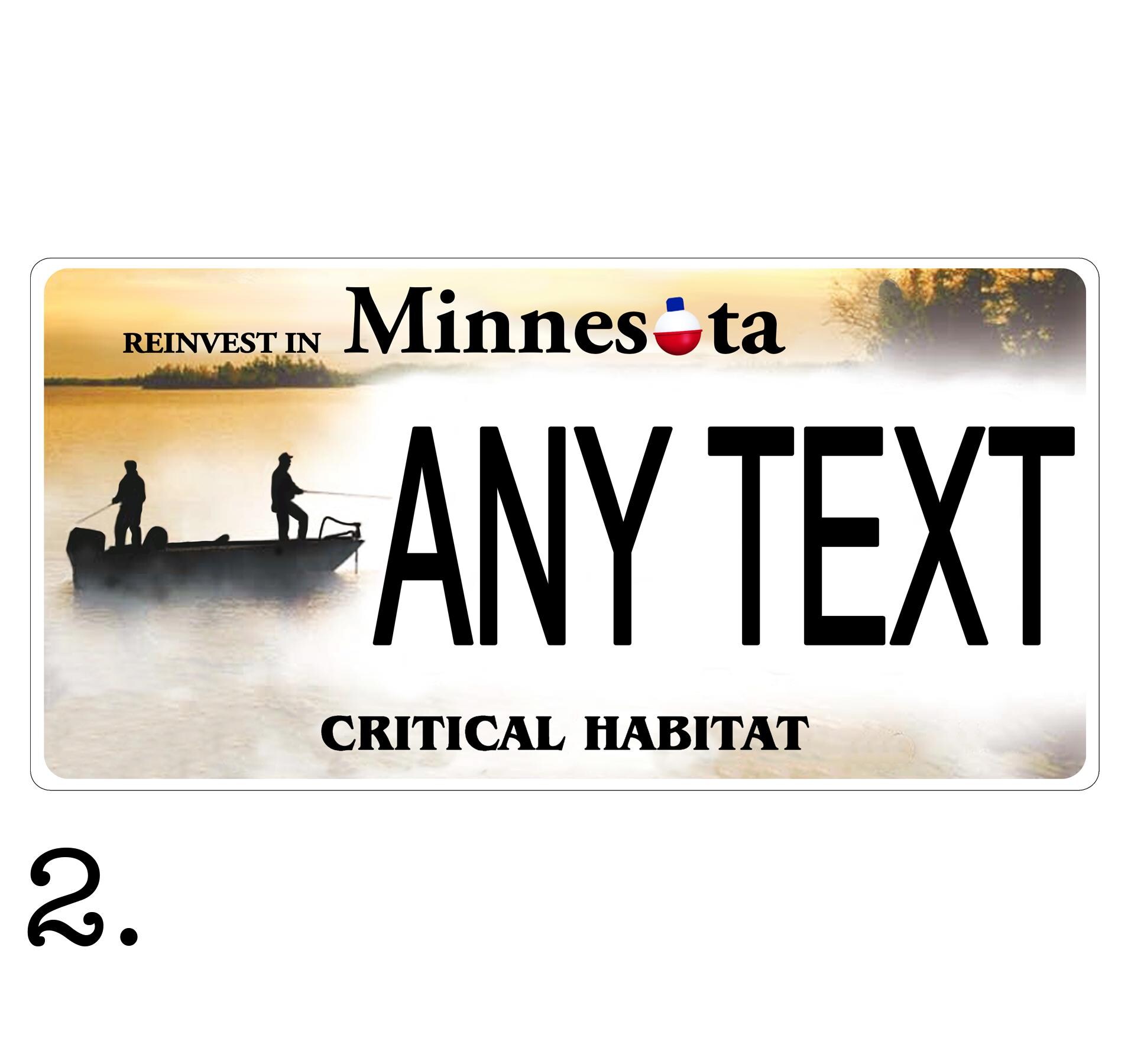 Mn Tags Sticker Custom, Full Color Sticker/decal License Plate - Minnesota, Seven ...
