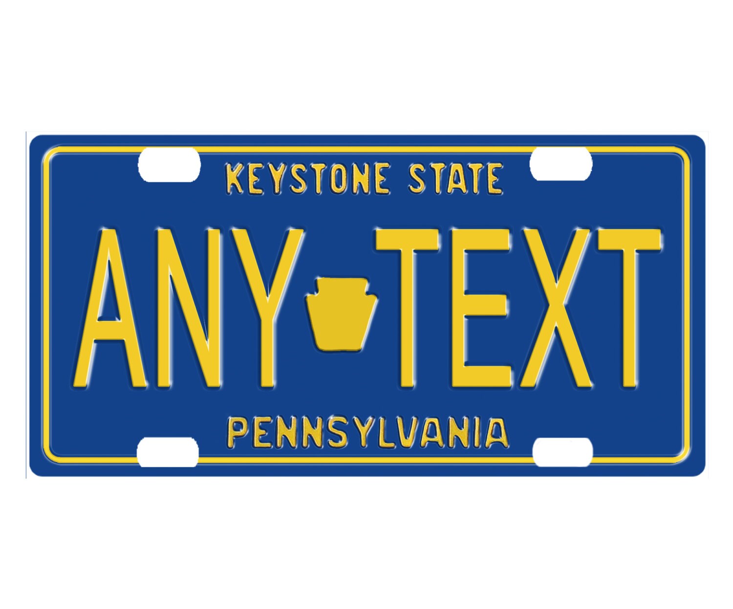 Custom Personalized State License Plate Pennsylvania 1993 Etsy