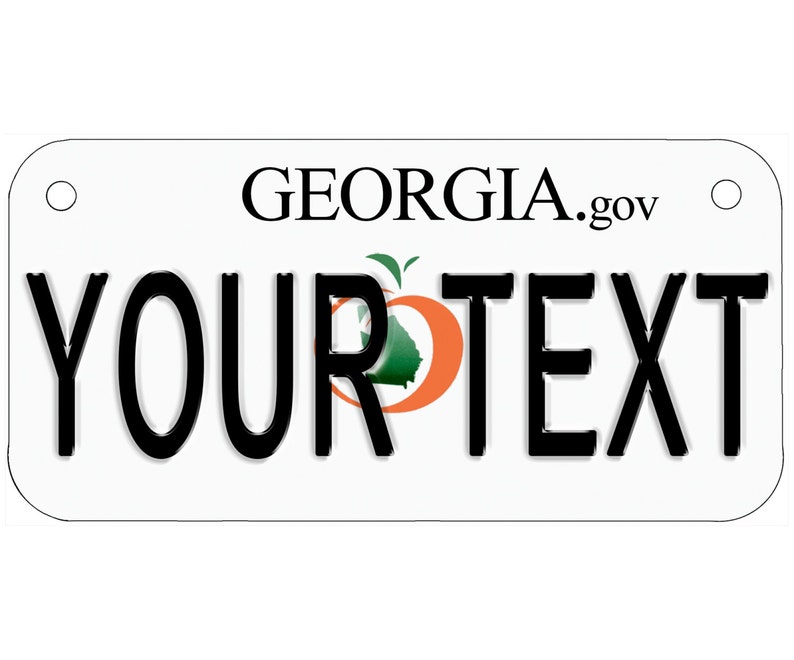 Custom Personalized State License Plate 2007 Etsy