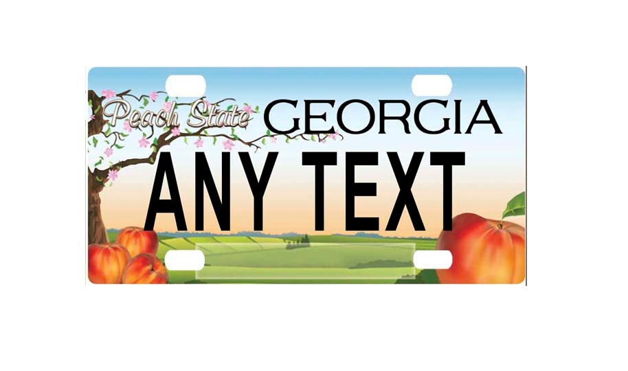 Custom Personalized State License Plate 2013 Etsy