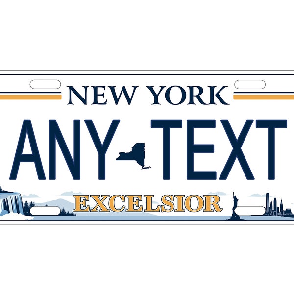 New York Plate Etsy