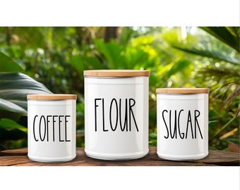 Labels For Your Canisters - Set Of Ten