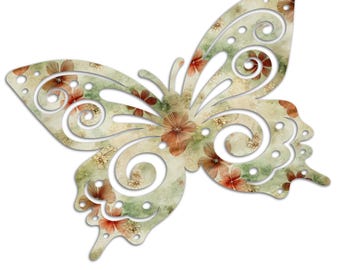 Wall Art - Removable Vinyl or Removable Fabric Stickers/Decals - Colorful Butterflies