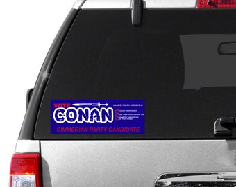 Vote Conan for President Bumper Sticker