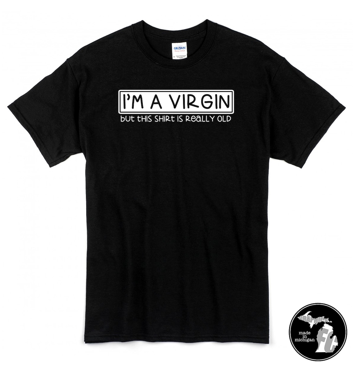 I'm a Virgin Tee Shirt MADE TO ORDER Customize Colors | Etsy