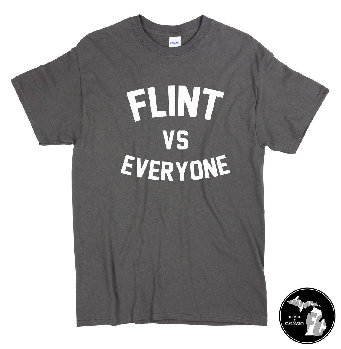 Flint Vs Everyone Tshirt Customize Colors Etsy
