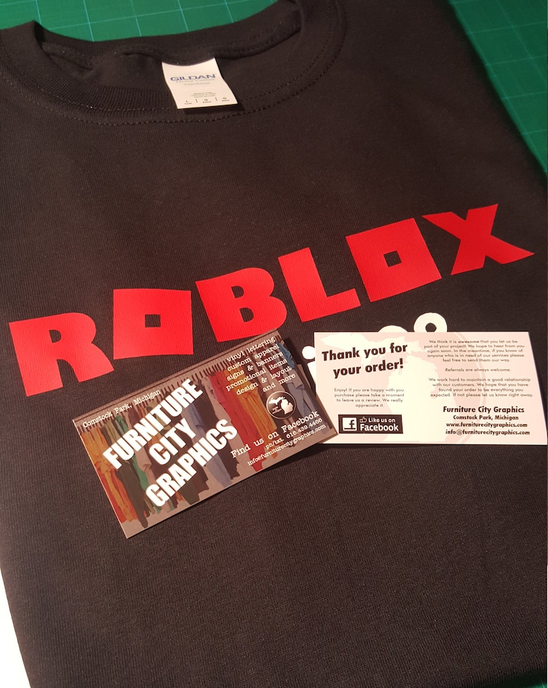 Roblox T Shirt With Personal User Name Kids Shirt Bloxburg Video Game Youth Shirt Player Shirt Obby Gamer Shirt - 