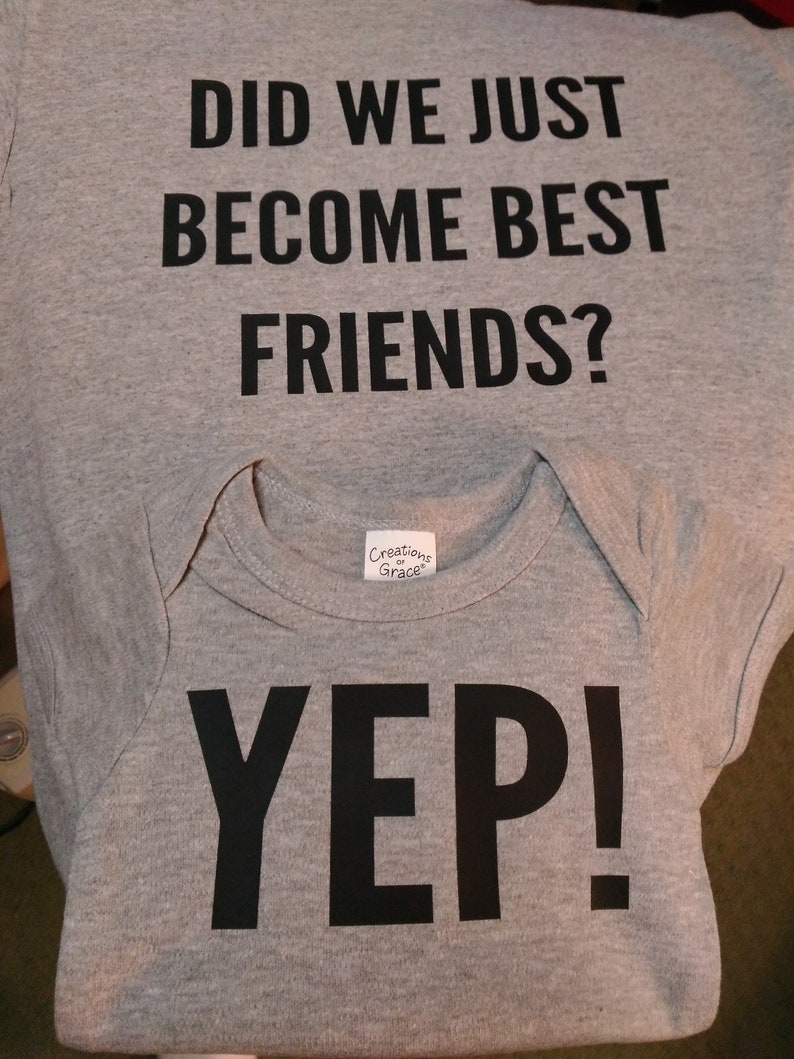 Did We Just Best Friends YEP Set of 2 Shirts Etsy