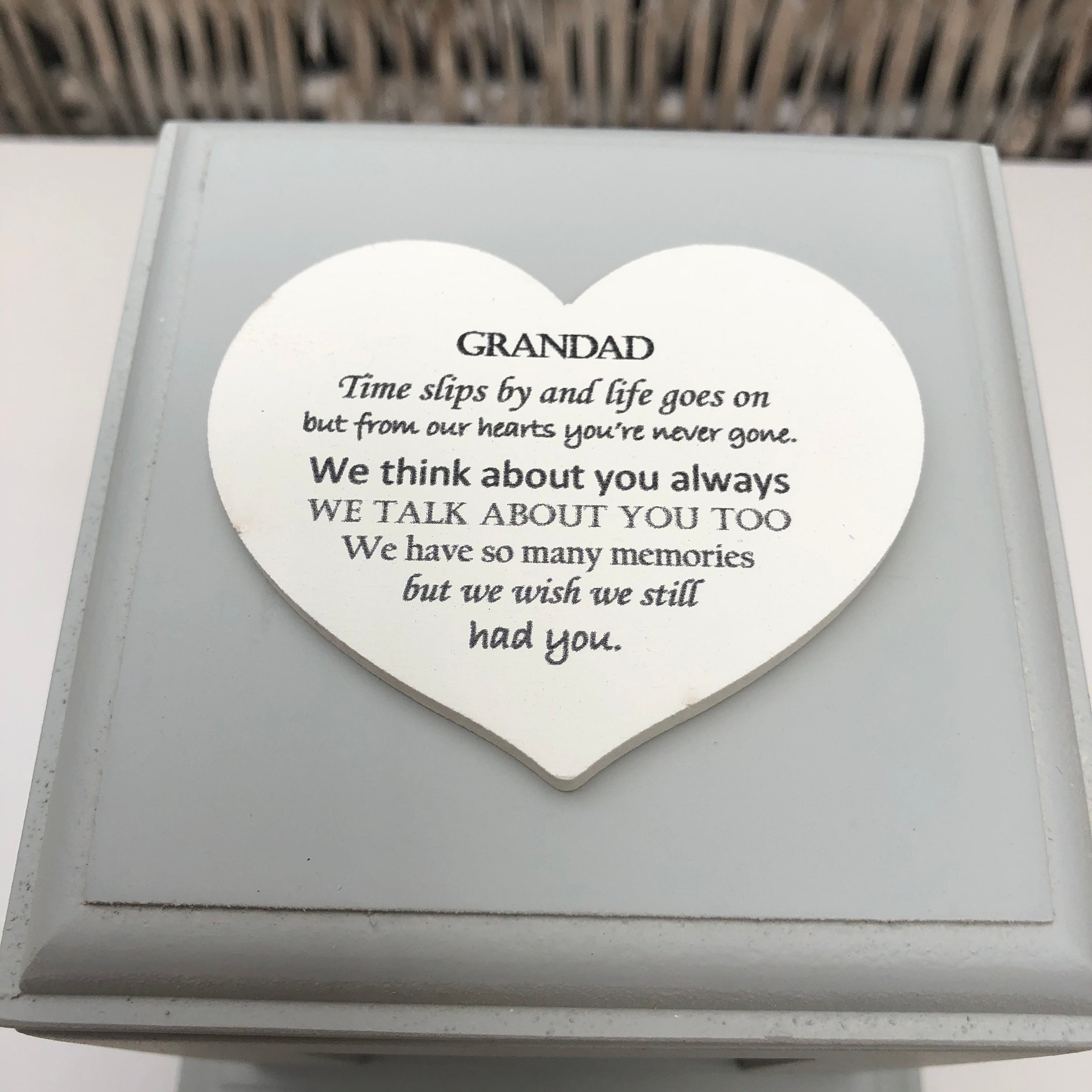 Personalised MEMORIAL in Loving MEMORY of GRANDAD Grandpa Etsy UK