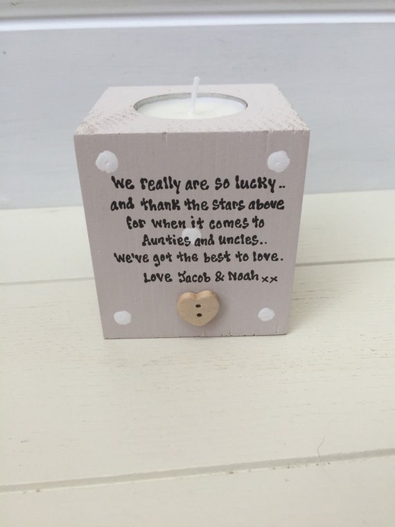 personalised auntie and uncle gifts