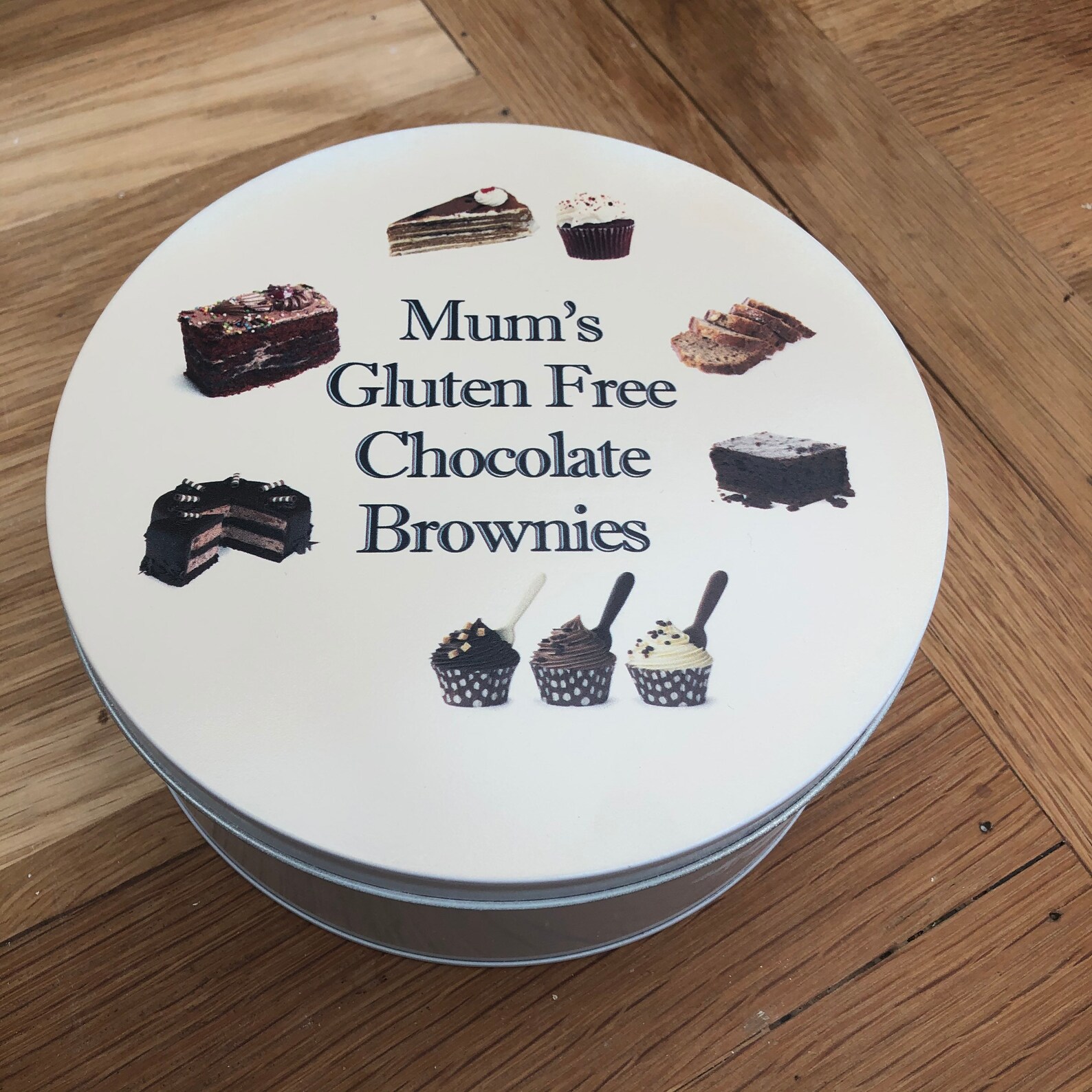Personalised Cake Tin gift GLUTEN FREE gift Cooking Hobby any Etsy