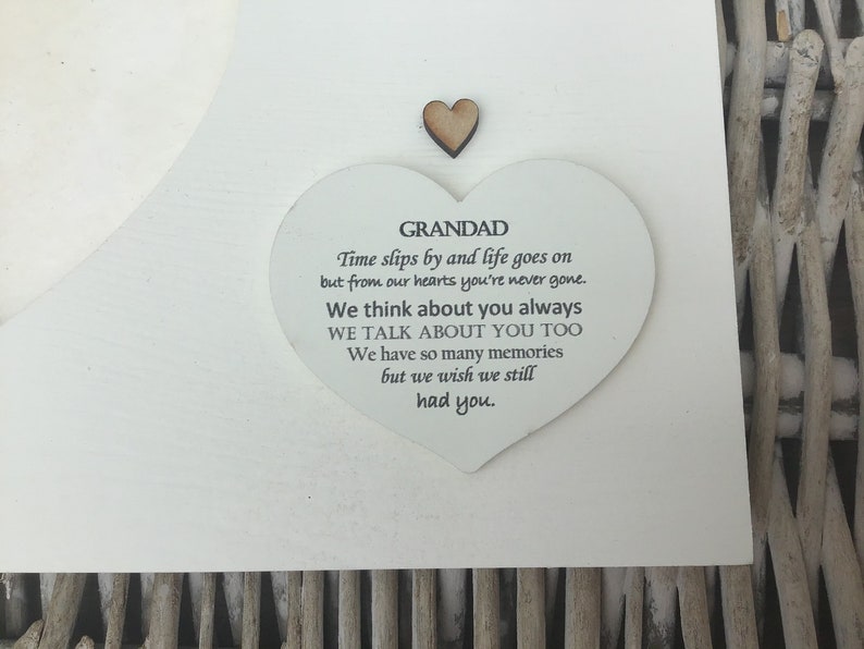 Personalised MEMORIAL Photo fRAME in loving MEMORY of GRANDAD Etsy