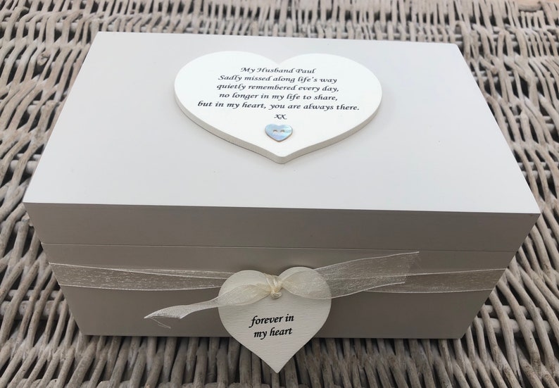 Personalised Memorial MEMORY Box.. Bereavement.. Loss in Etsy UK