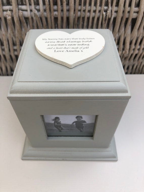 NANA Nanny NANNIE Grandad ~ ANY NAMES Gift Willow Heart PERSONALISED Shabby Chic