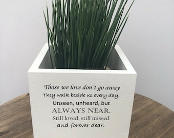 Memorial DAD Loss Flower / Plant Pot Personalised BEREAVEMENT In Memory of a Loved One ~ Mum Dad Nana Husband Wife Daughter Son or ANY name