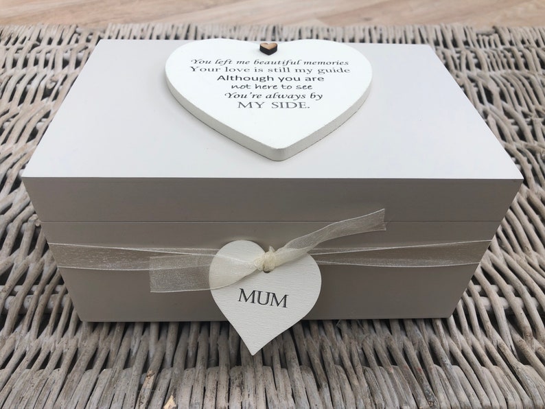PERSONALISED Shabby Chic Style Memory Box in Memory of a Loved - Etsy