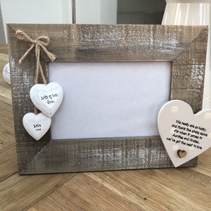 Shabby personalised Chic Photo Frame Special Auntie,  Aunty Aunt Great Aunt Gift Present