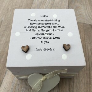 Shabby Chic Personalised Box Special BEST FRIEND Friendship or Any Name Trinket Jewellery Box Birthday Christmas present gift